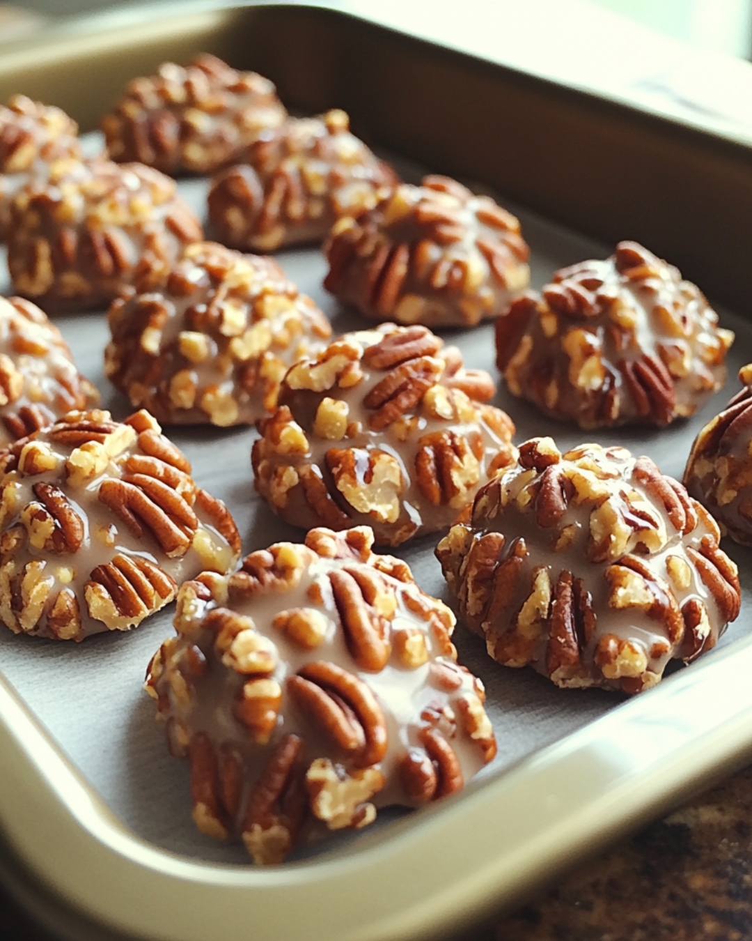 New Orleans Pecan Clusters - Junior Daily Recipes